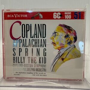 Aaron Copland Appalachian Spring Billy the Kid Rodeo RCA Victor Basic 100 CD 51